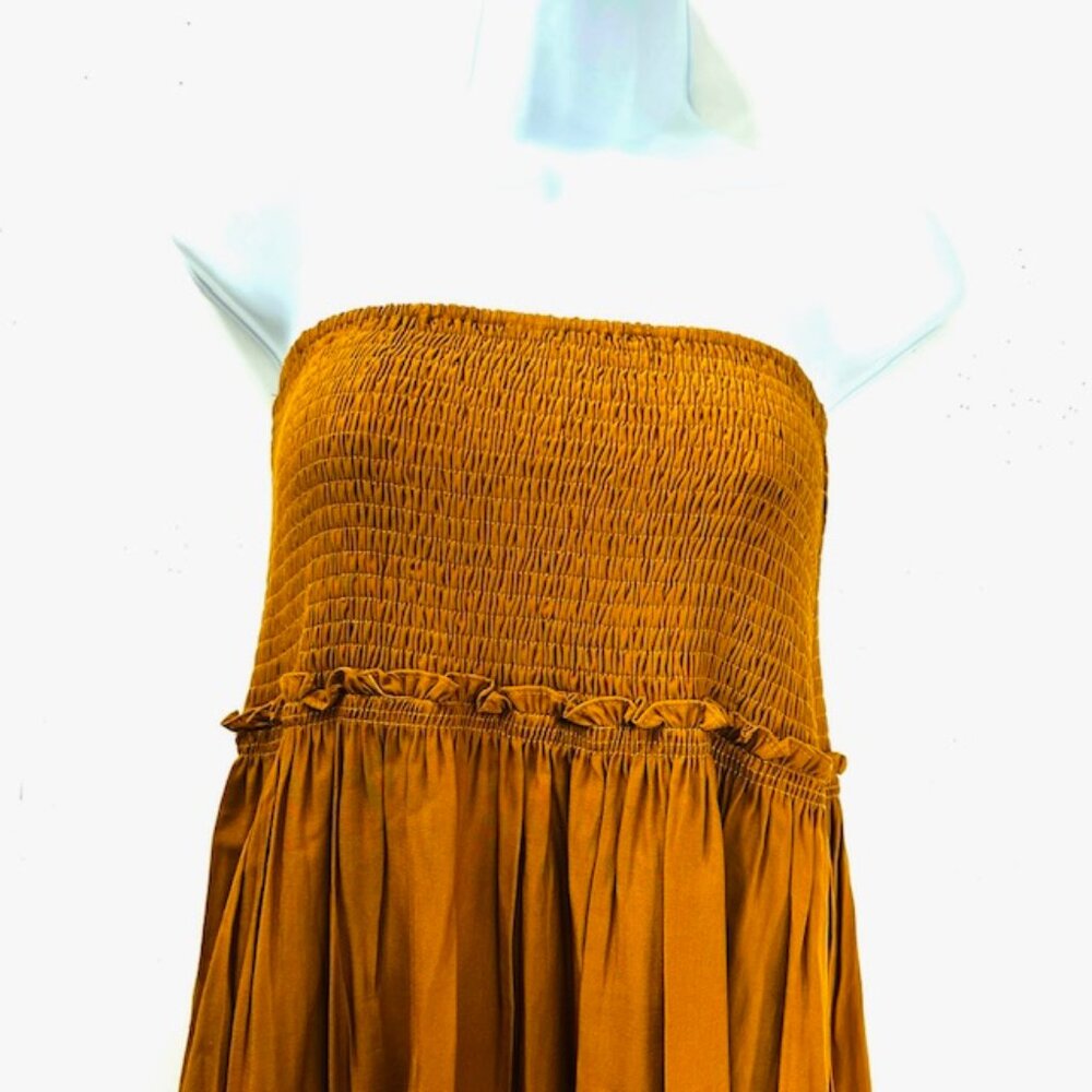 (2) Summer Dress Sm Mustard Seed Ruffle Detail Tiered Dress & Wardrobe Meow #3) - Picture 6 of 11